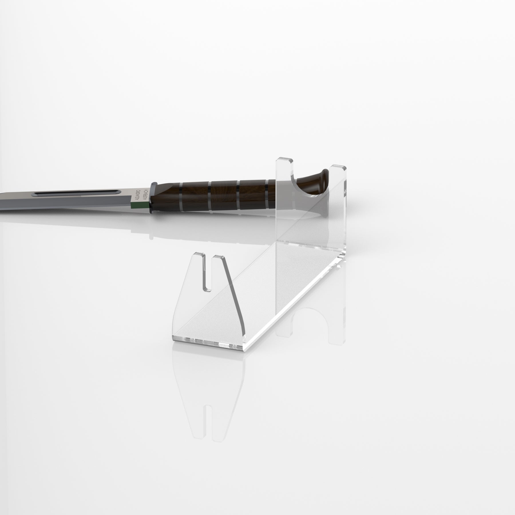 Premium Clear Acrylic Knife Stand / PW-15