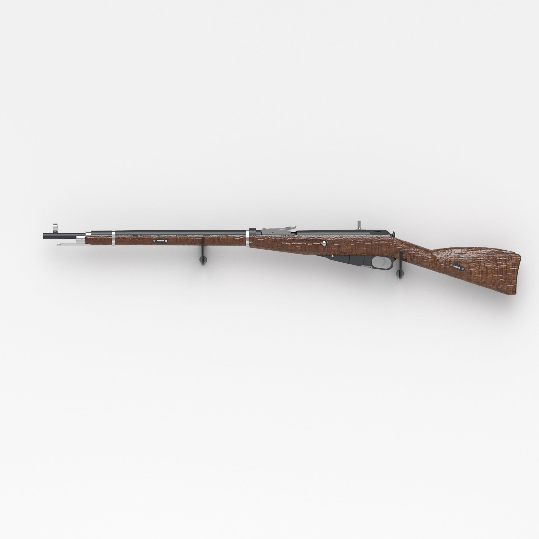 Minimalist Wall Mount Rifle Brackets / PW-22