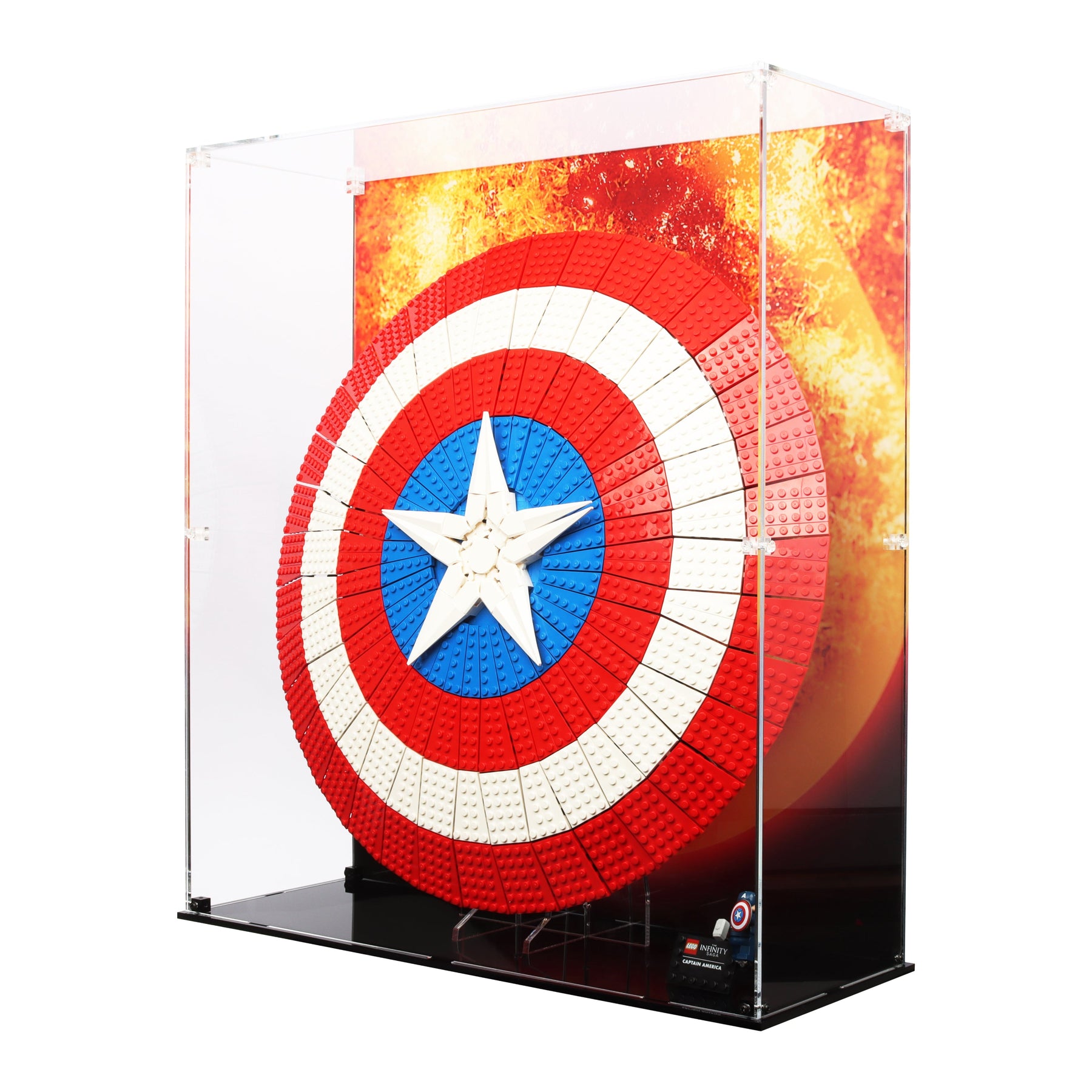 Lego 76262 Captain America's Shield Display Case