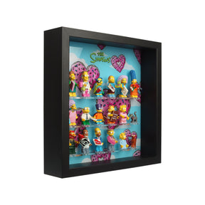 Lego 71009 Simpsons Series 2 Minifigure Display Case Insert for IKEA SANNAHED Frame (25x25cm)