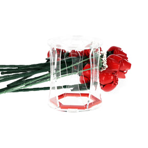 Display Vase For LEGO 10328 Bouquet of Roses