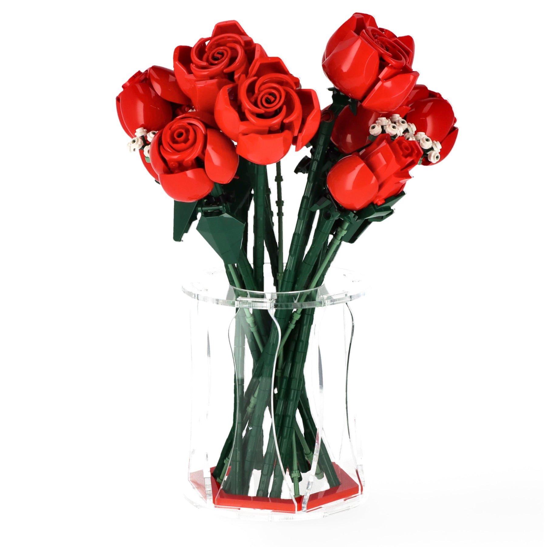 Display Vase For LEGO 10328 Bouquet of Roses